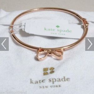 Kate Spade Rose Gold Bow Bangle